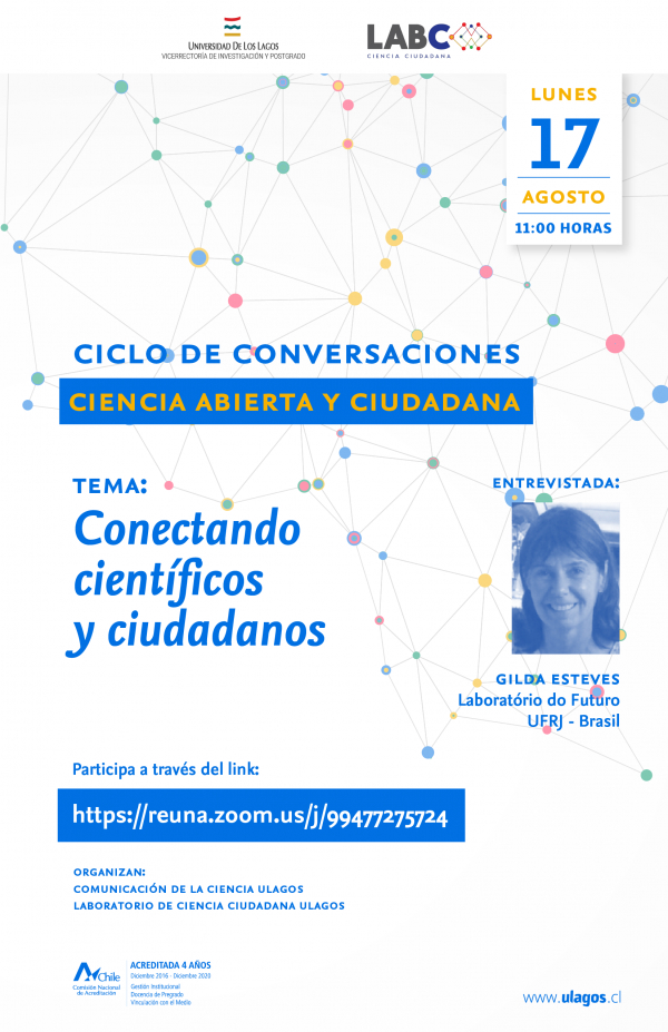 Ciclo de Conversaciones: &quot;Ciencia Abierta y Ciudadana&quot; Tema &quot;Conectando Científicos y Ciudadanos&quot;